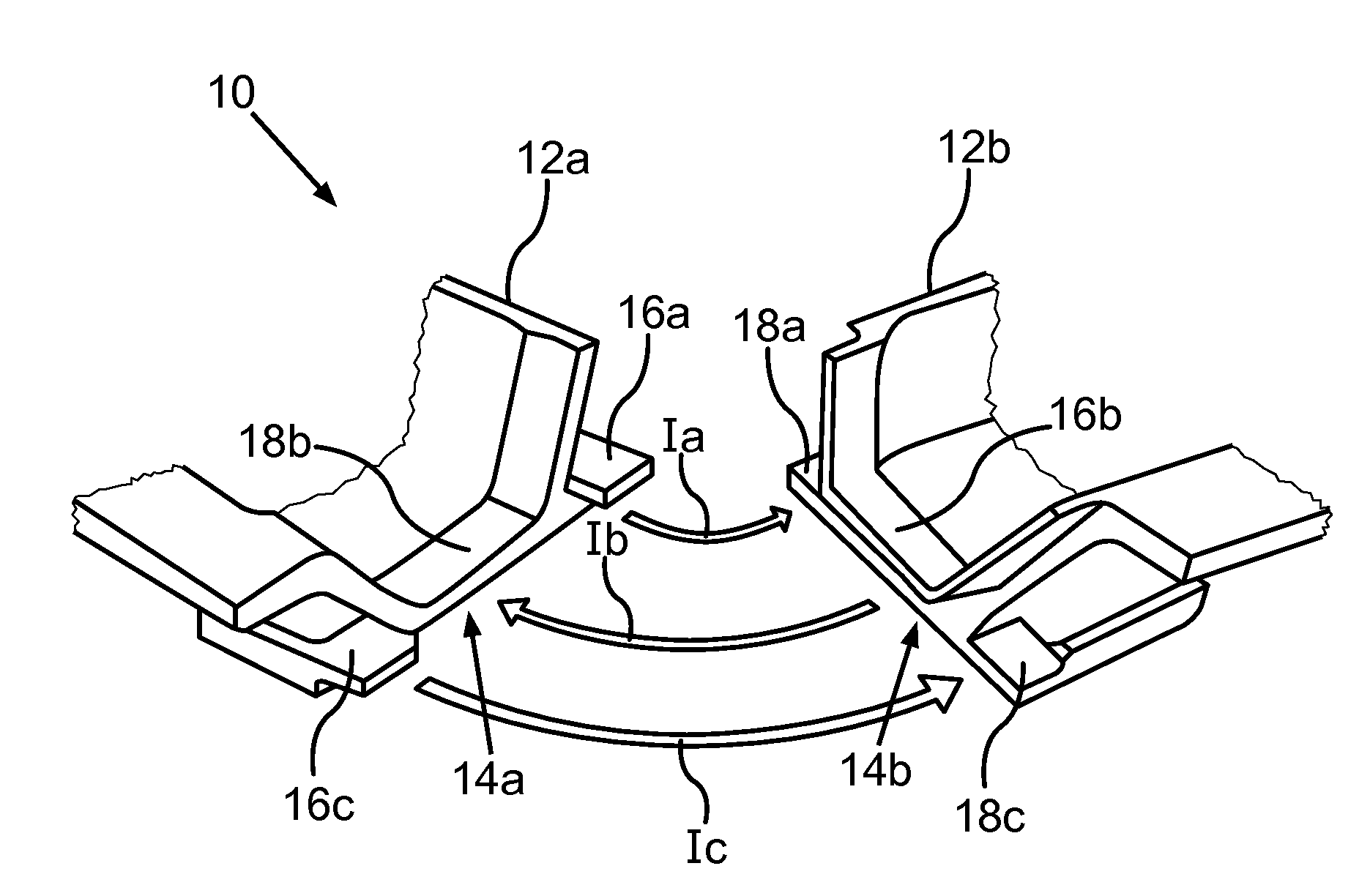 Bauteilsystem einer turbomaschine