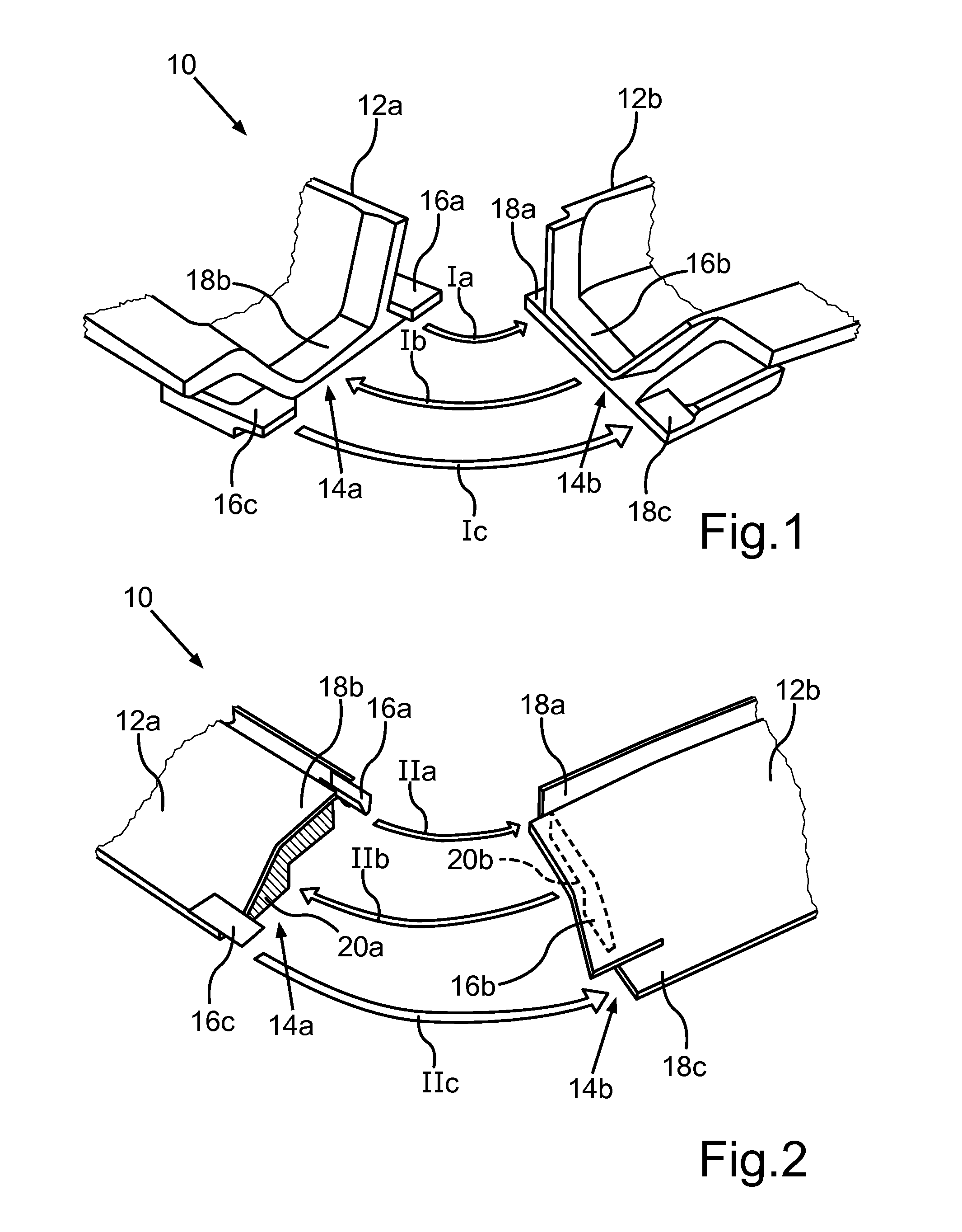 Bauteilsystem einer turbomaschine