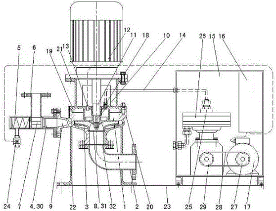 Efficient intelligent self-control self-sucking pump