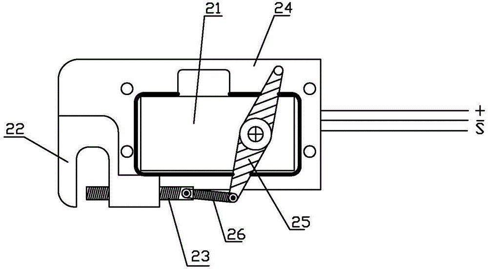 Pulling rope release system of small multi-shaft unmanned aerial vehicle