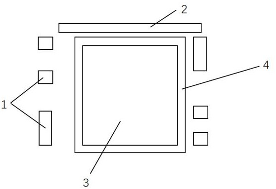 Construction method for shock-absorbing blasting of underground space in urban area