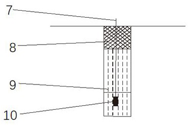 Construction method for shock-absorbing blasting of underground space in urban area