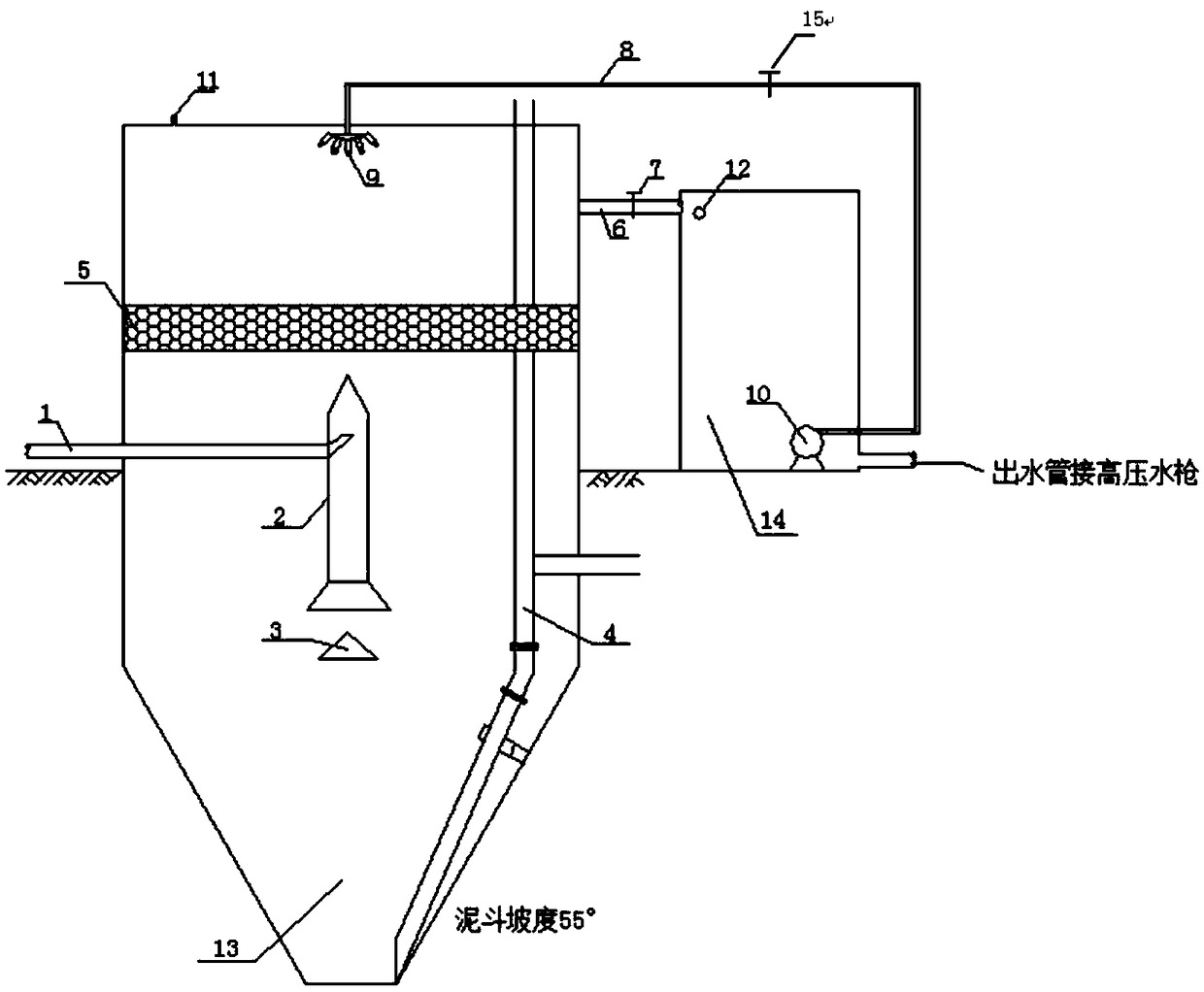 Small water saving apparatus for reusing manual car wash water