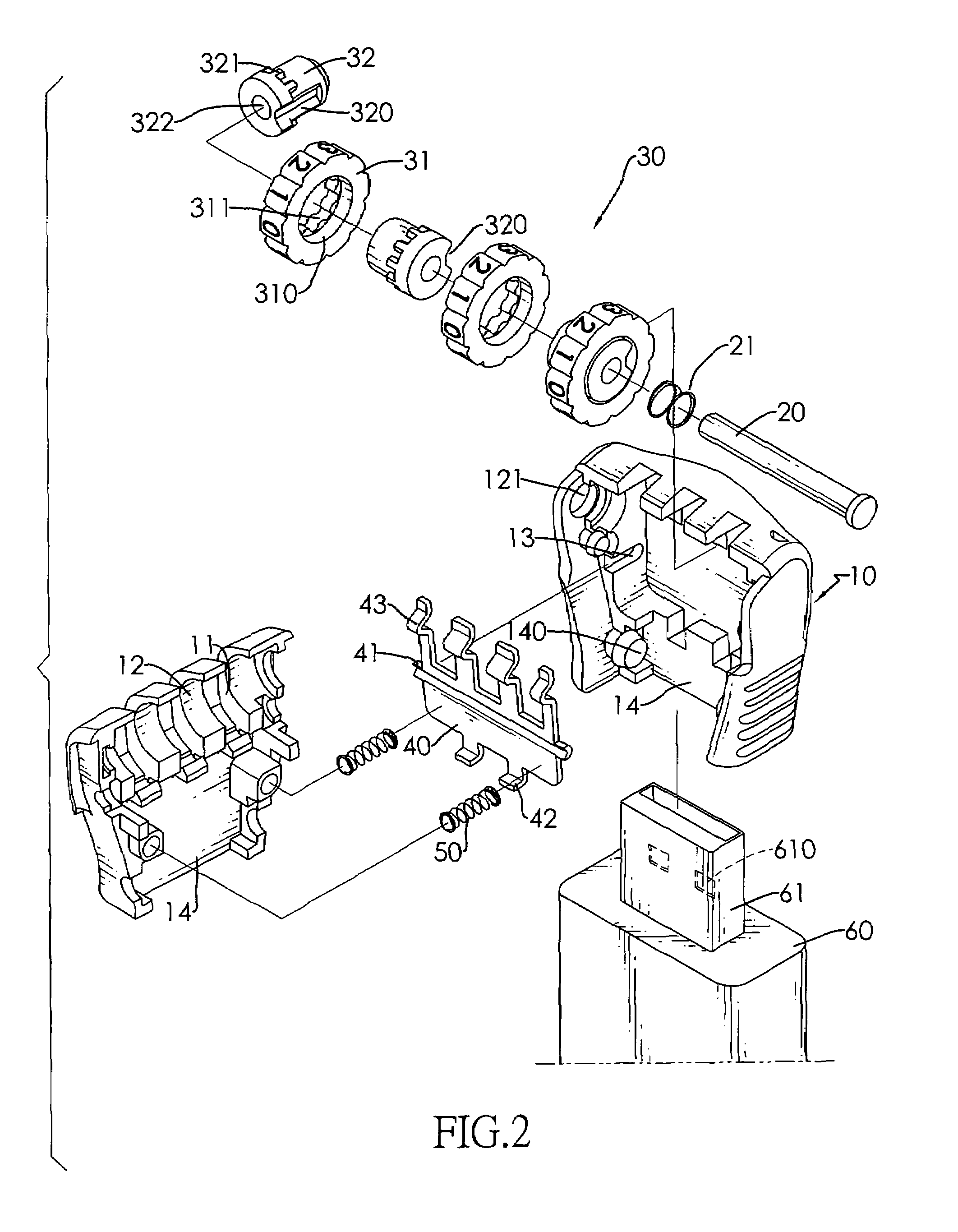 Lock for a USB connector