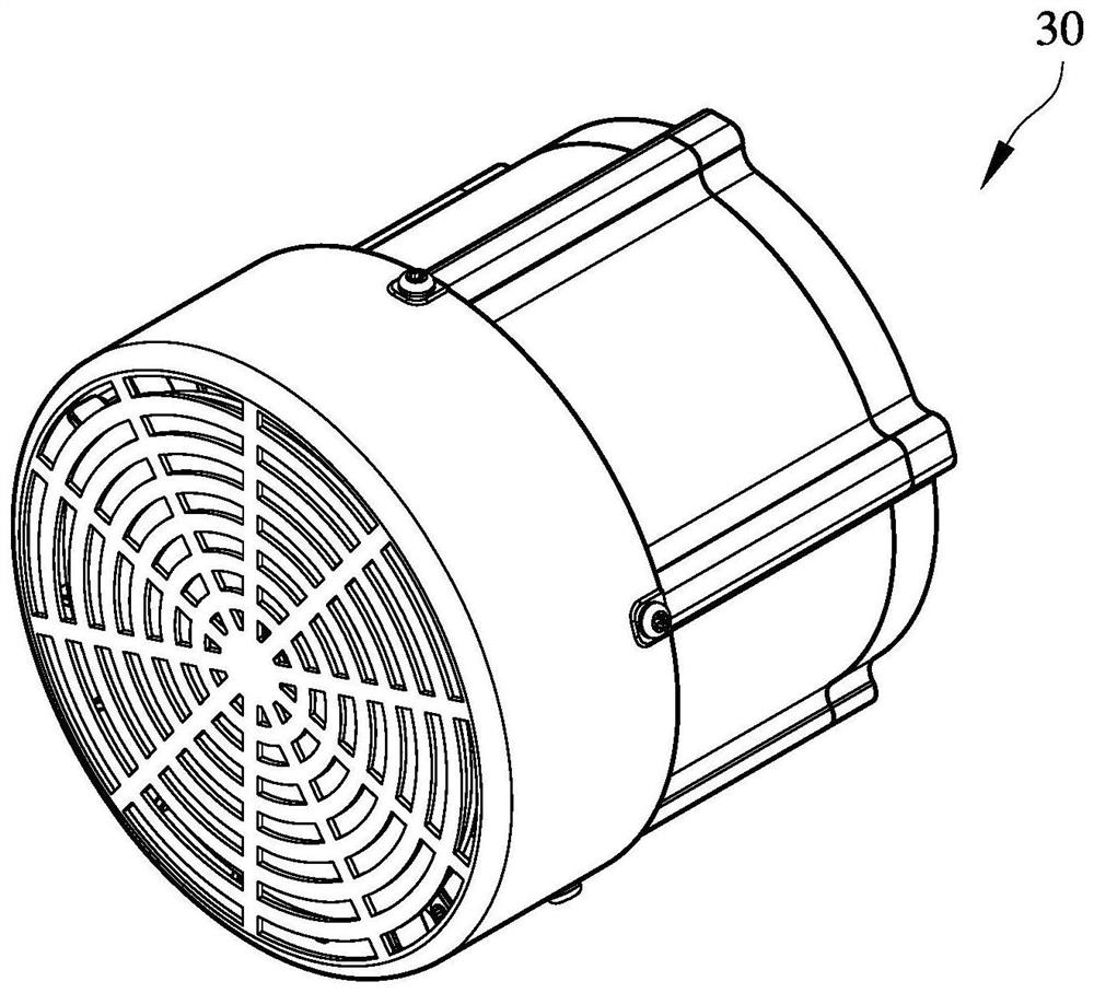 Heat dissipation structure of motor