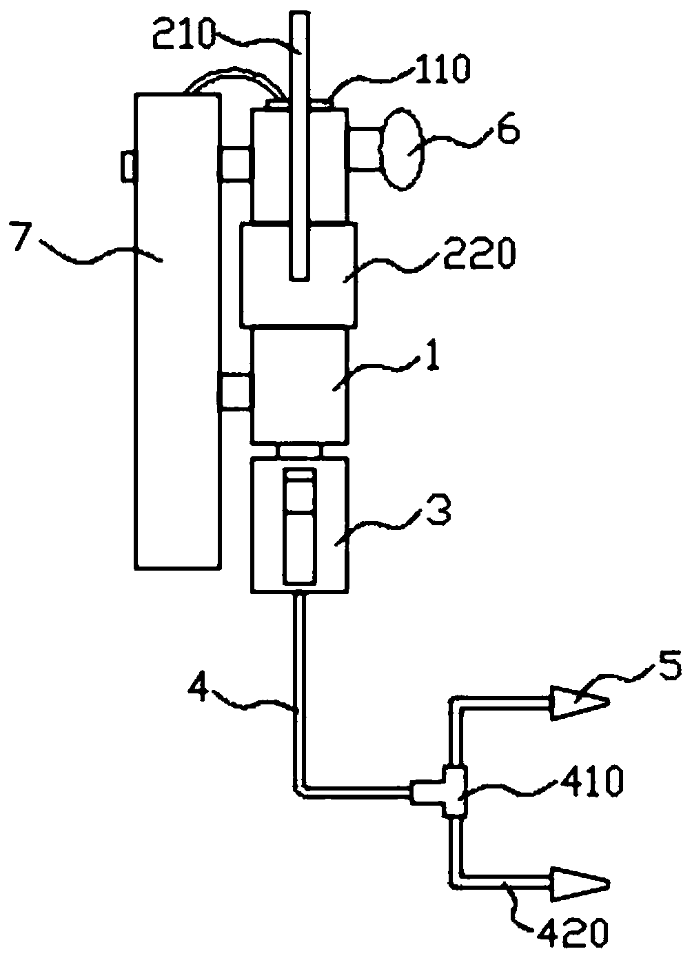 Ear-hook nasal administration device capable of preventing inverse suction and administration method