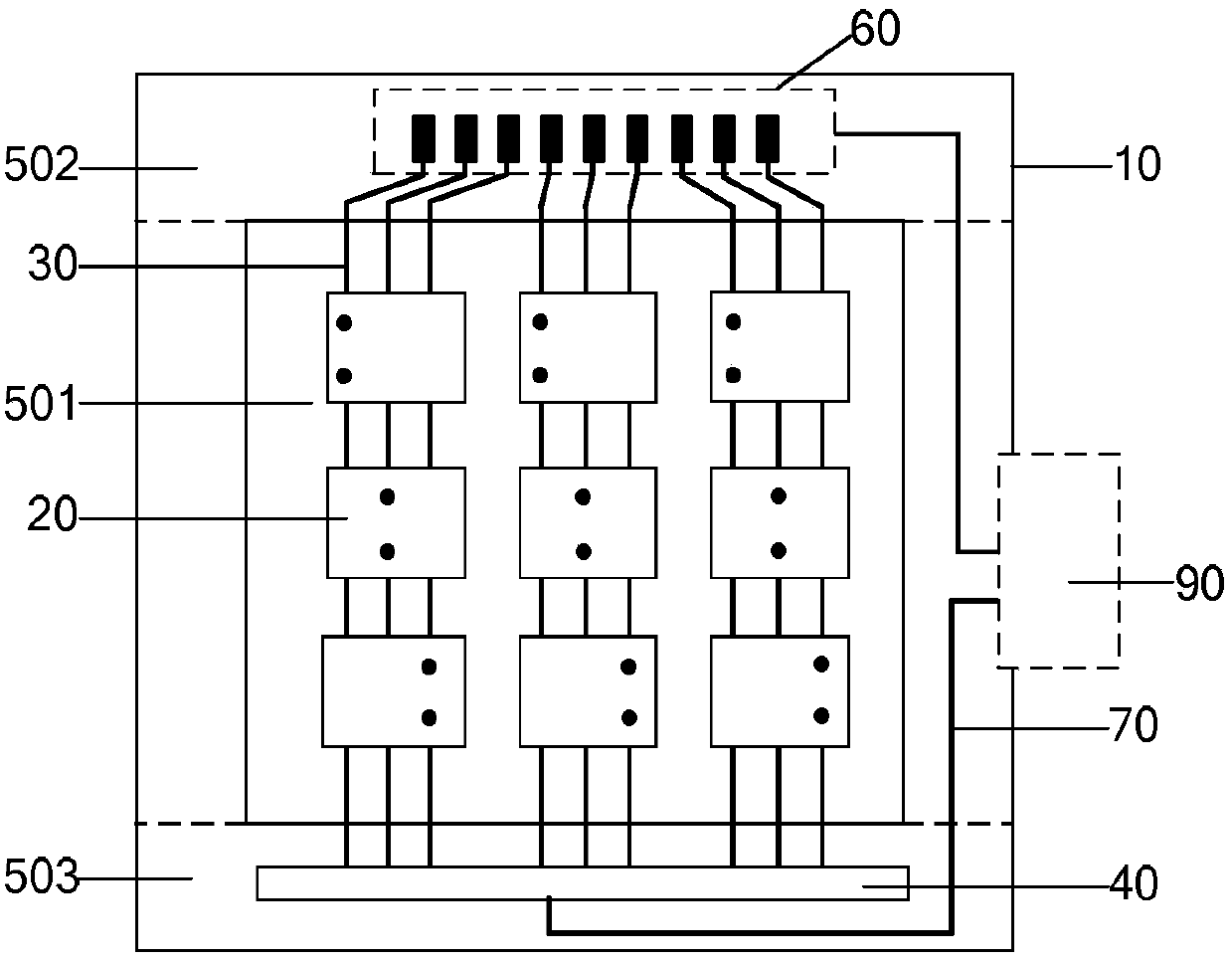 A substrate, a display panel, a display device and a driving method thereof