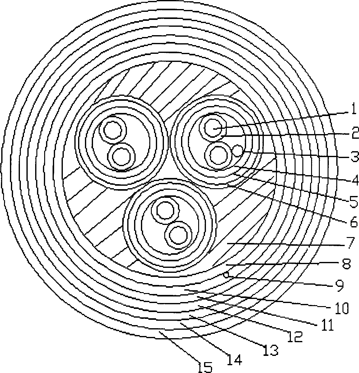 Mining signal cable