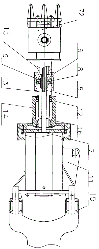 Method for buffering the reaction force of reciprocating impact excavation and the buffer roadheader implementing the method