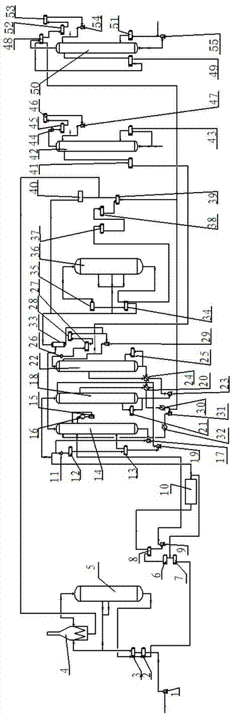 Device for processing preparation of hydrocarbon by utilizing liquefied gas