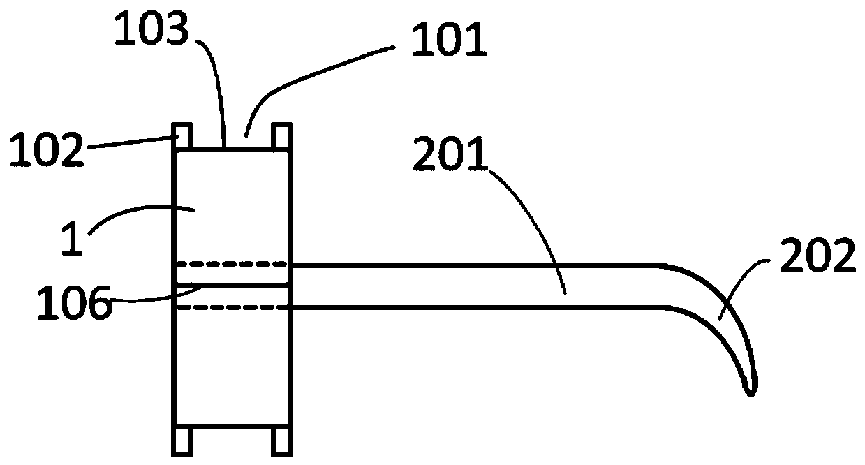 Tongue protection device used for assisting in intraoral operation