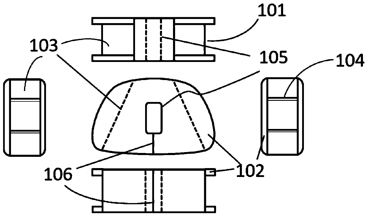 Tongue protection device used for assisting in intraoral operation