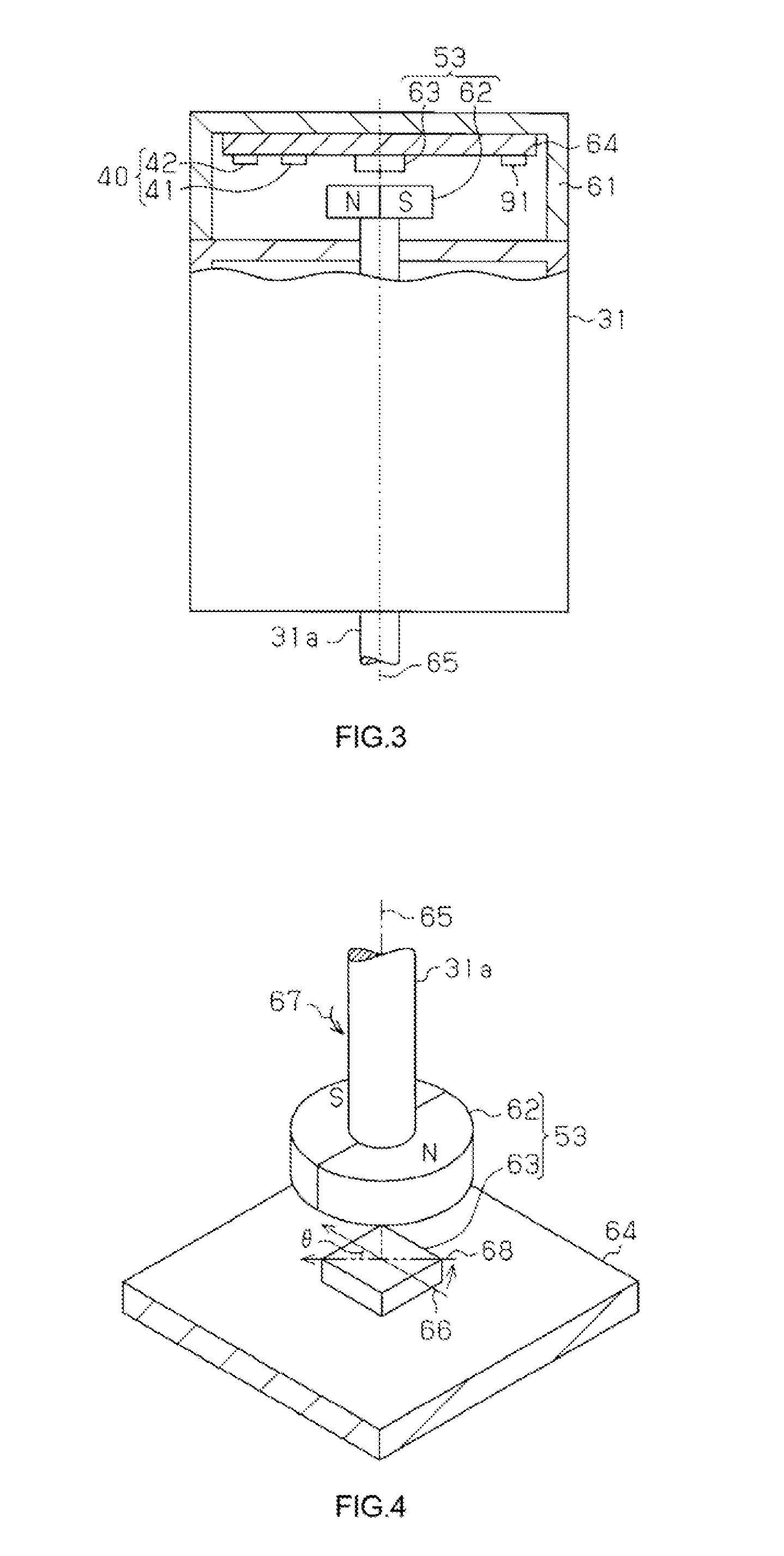 Abnormality detection system for rotation angle sensor