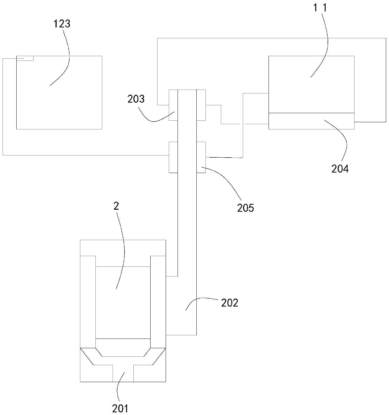 Zinc plating device and method and application