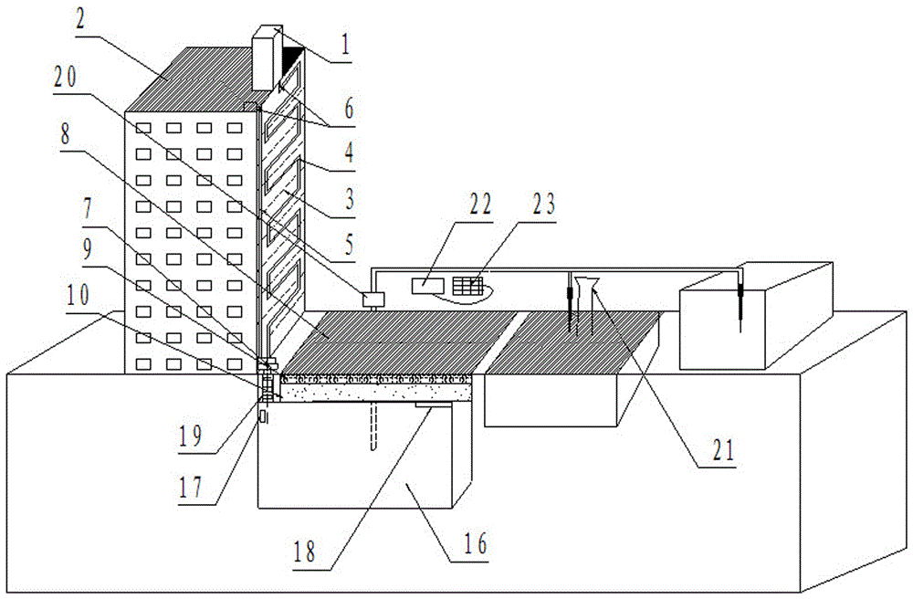 Intelligent rainwater purification landscape system