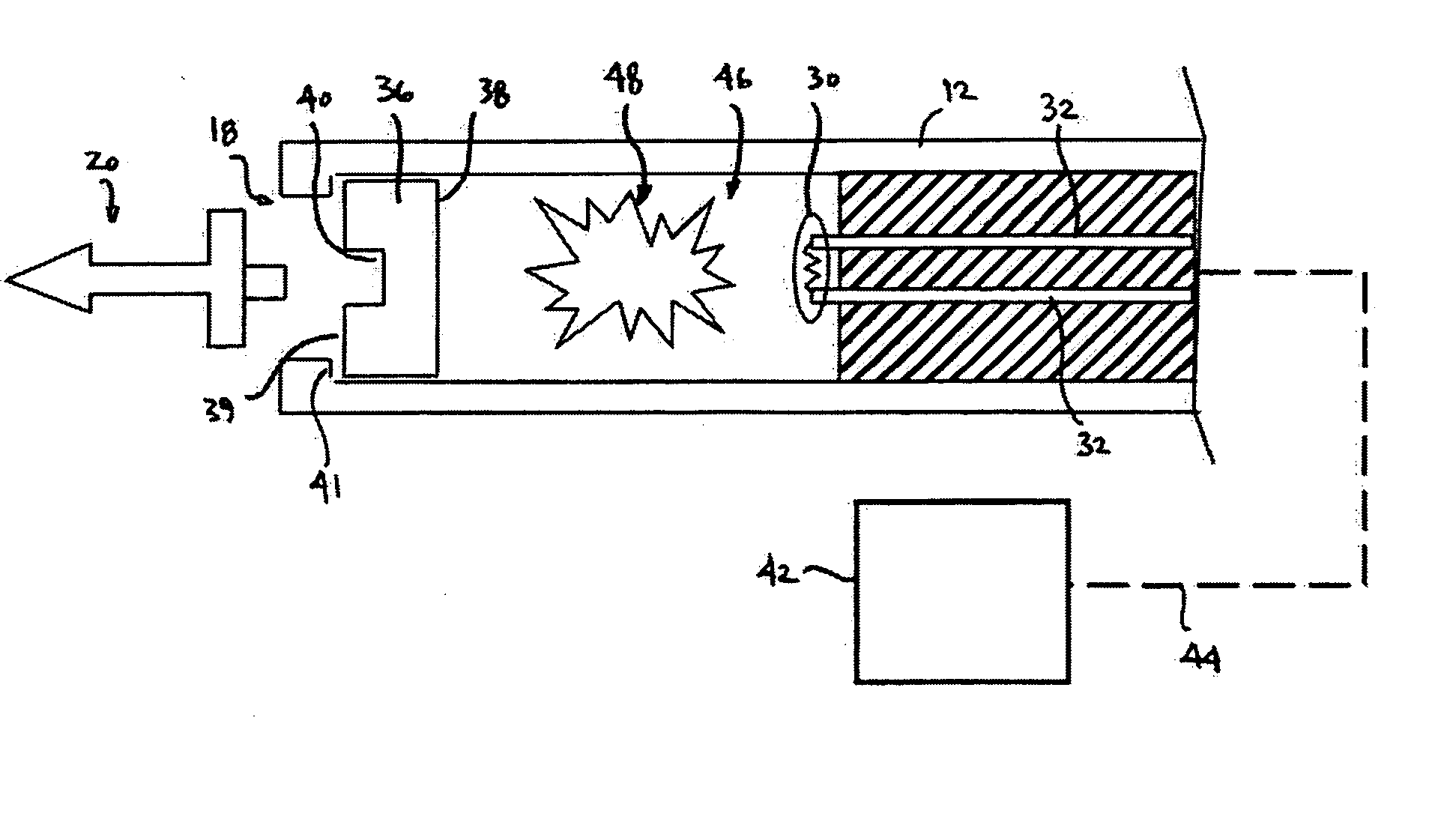 Kinetic anchoring deployment system