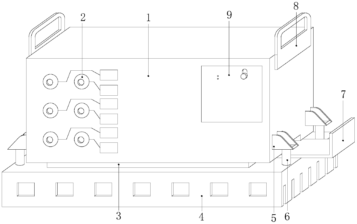 Stray inductance detection device of laminated busbar