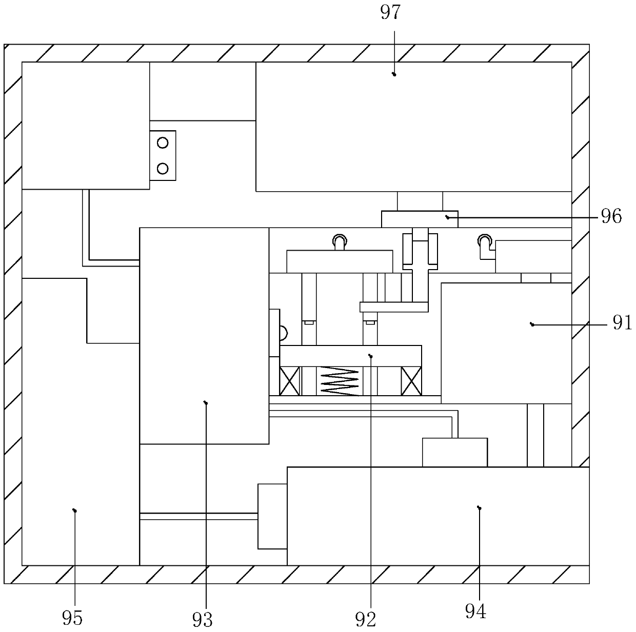 Stray inductance detection device of laminated busbar