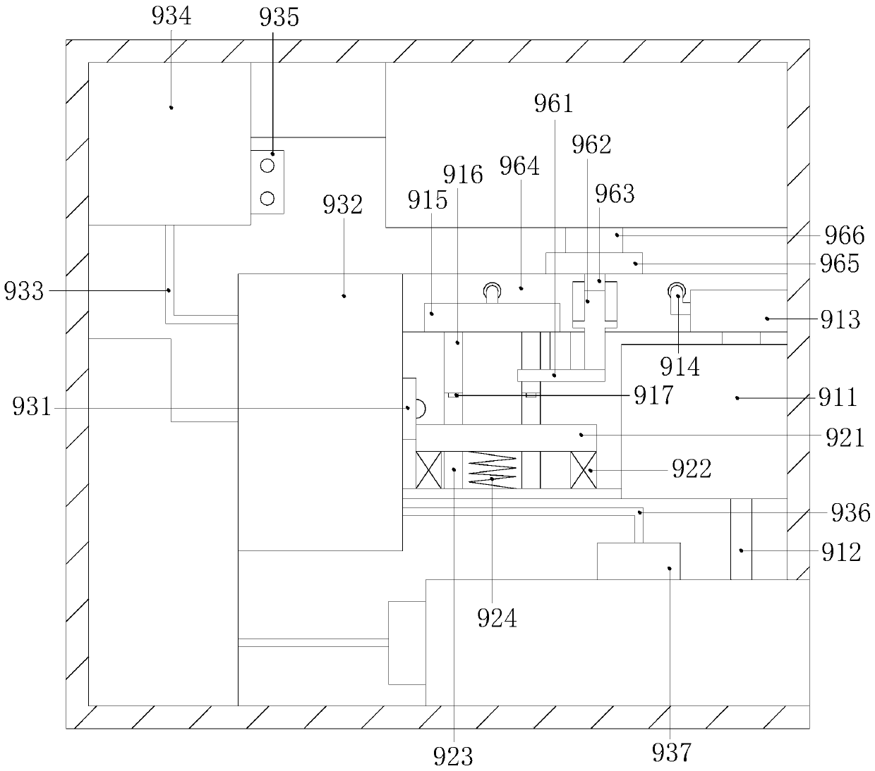 Stray inductance detection device of laminated busbar