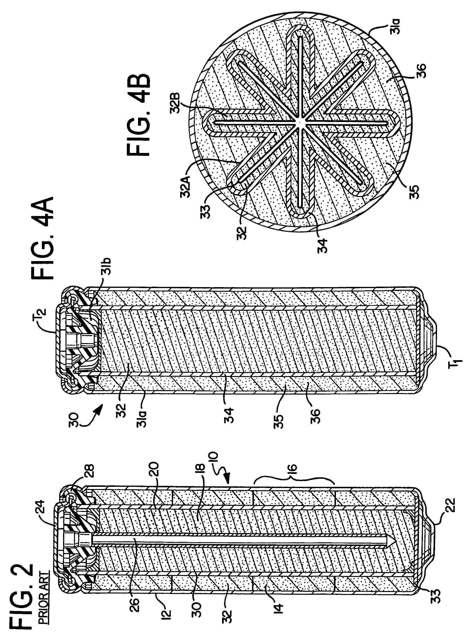 Battery cells having improved power characteristics and methods of manufacturing same