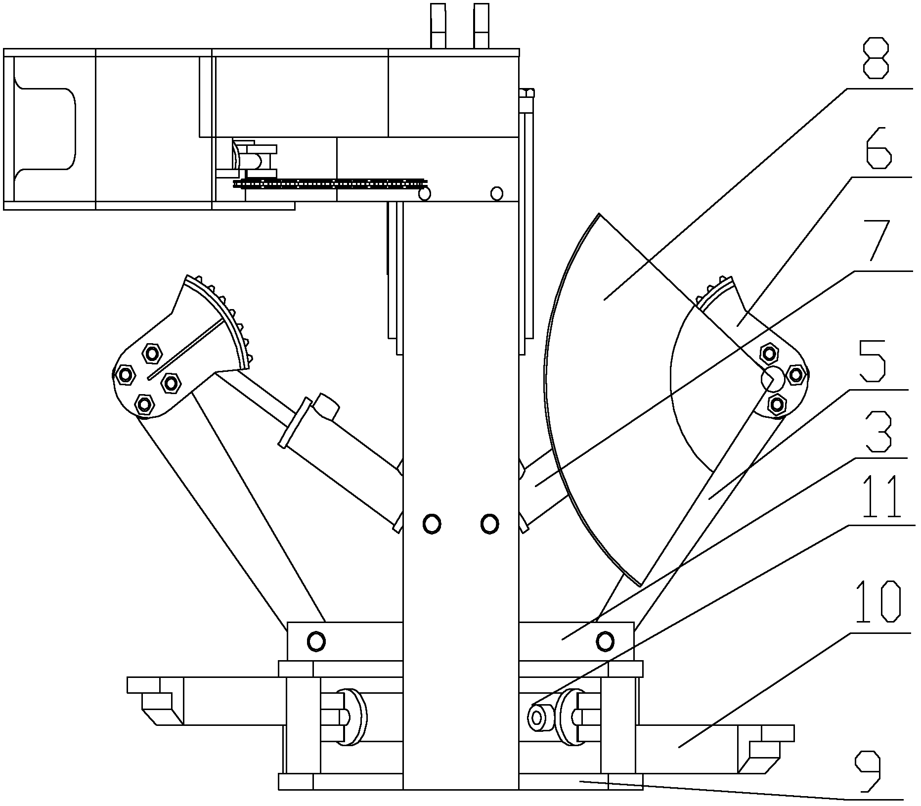 Fruit picking execution device