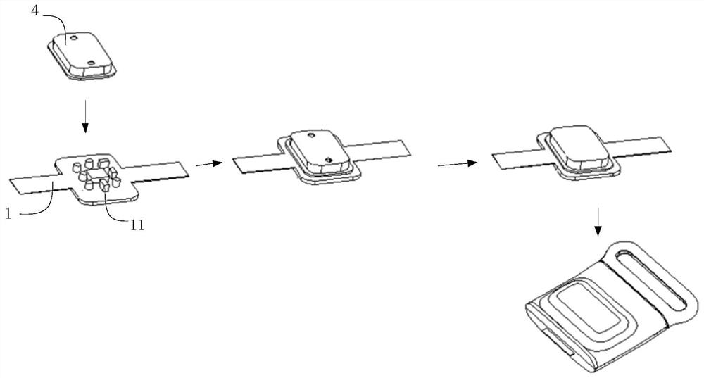 Plastic electronic product forming method and plastic electronic product