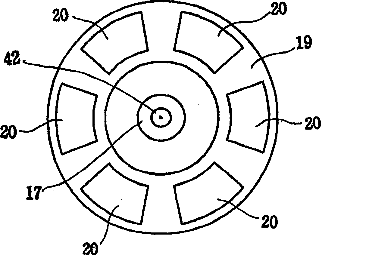 NOx-reduced burning method and apparatus