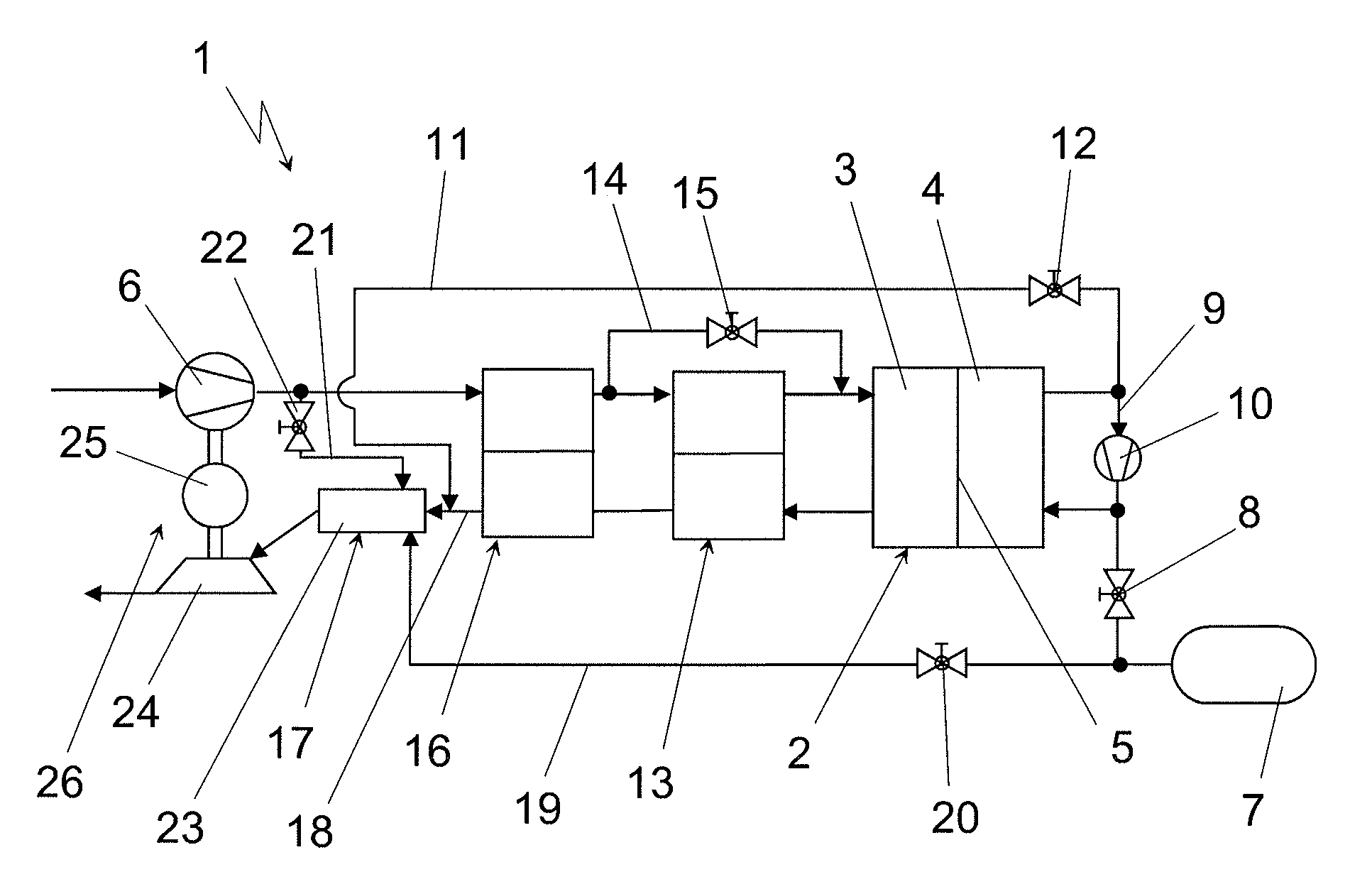 Device for Providing Hot Exhaust Gases