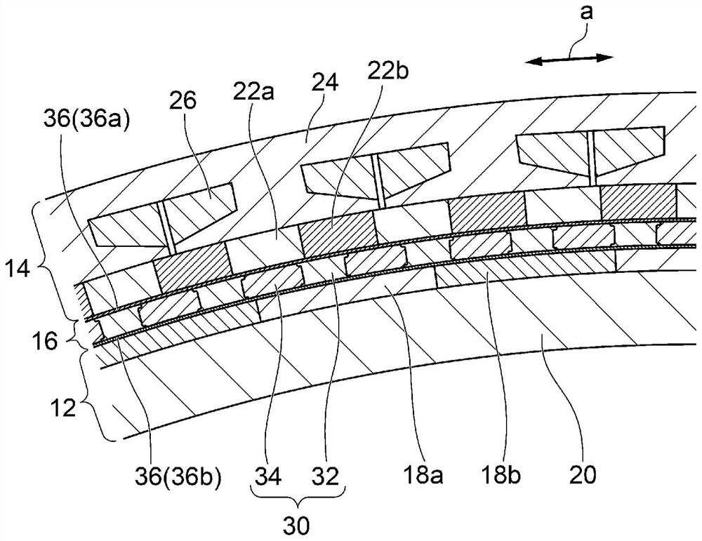 Magnetic pole piece device and magnetic gear device