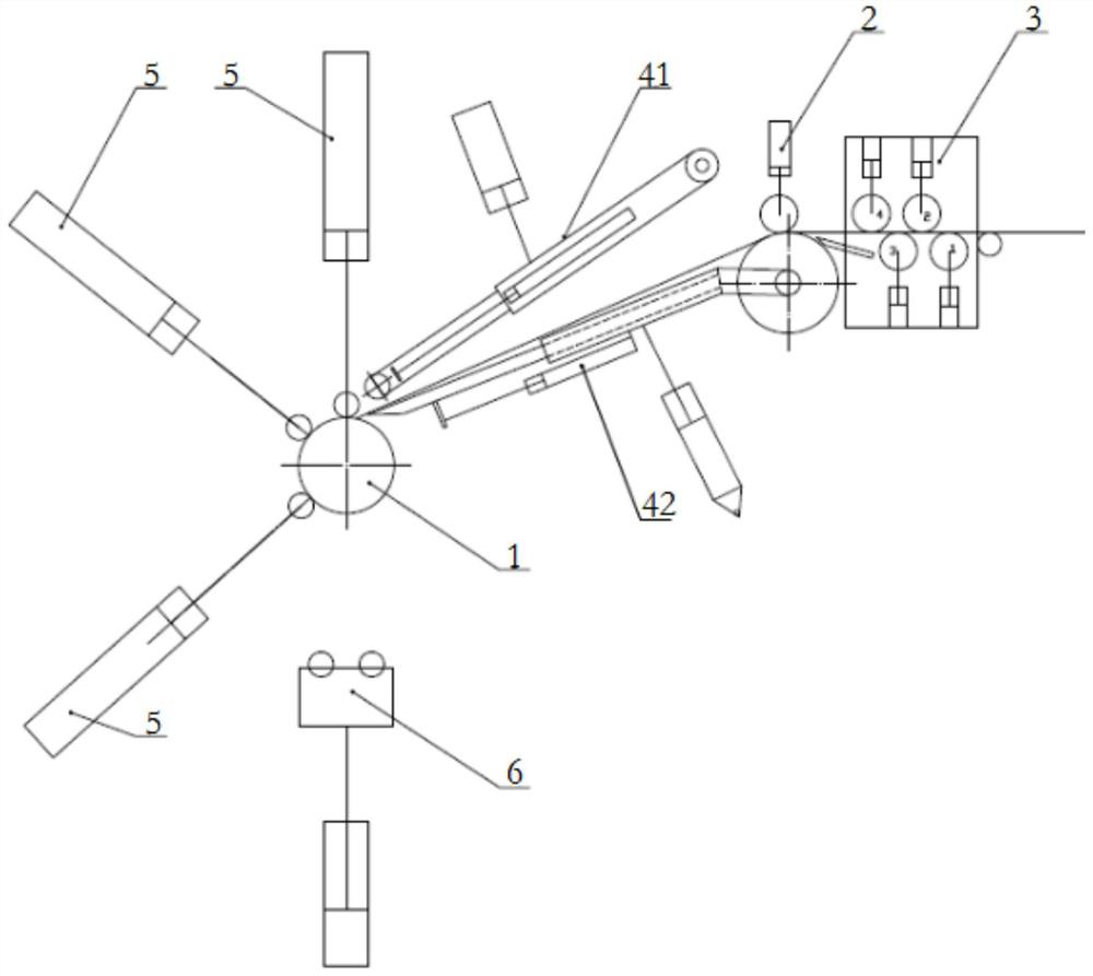 Strip steel coiling system, high-strength steel coiling method and high-strength steel production line