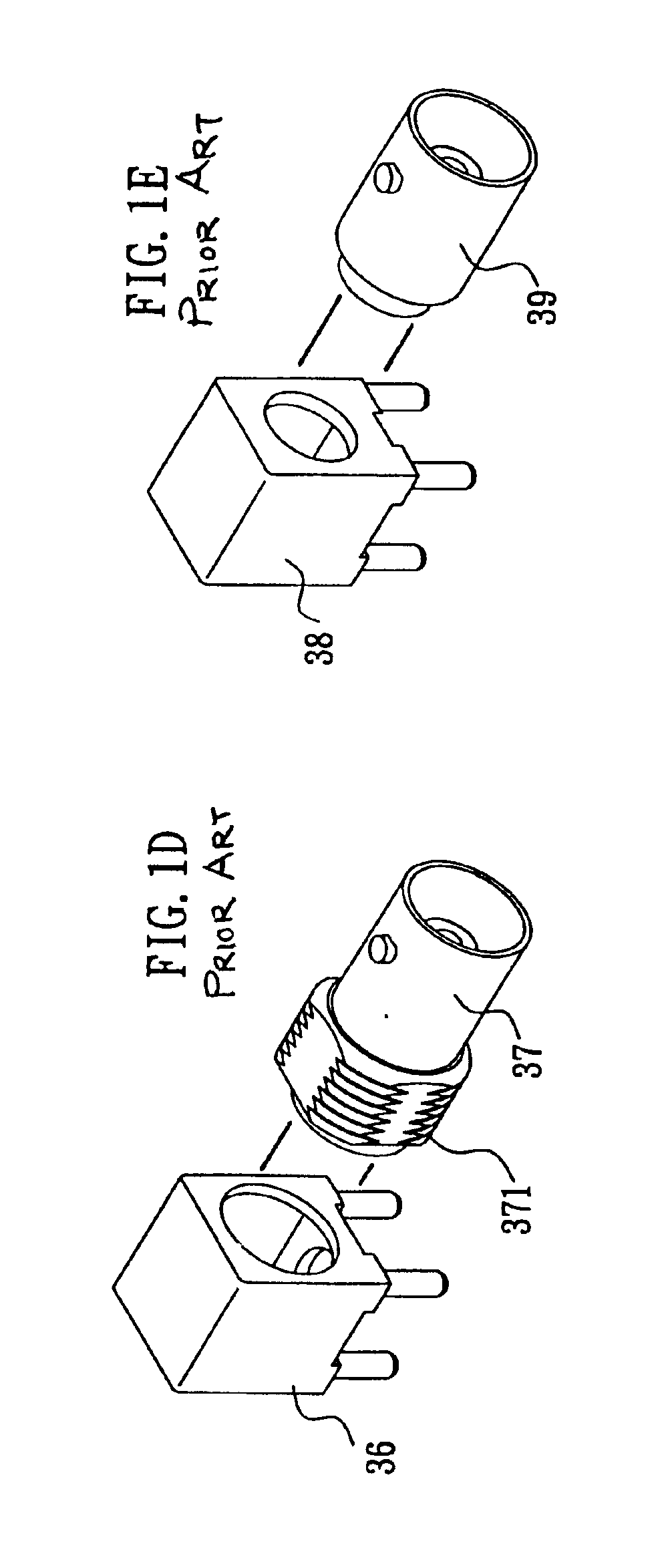 Module type mini BNC connector