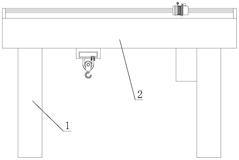 A hoisting device with anti-rust function for ship maintenance