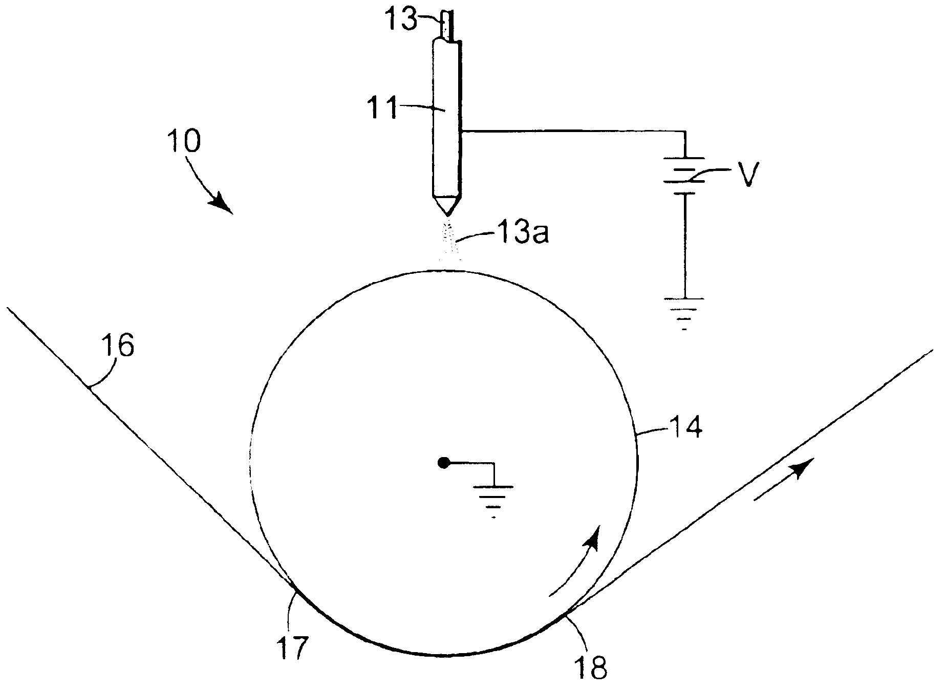 Electrostatic spray coating apparatus and method