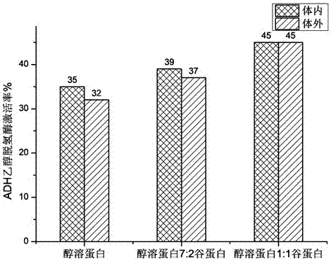 Preparation method of a novel corn protein source ethanol metabolism-promoting polypeptide