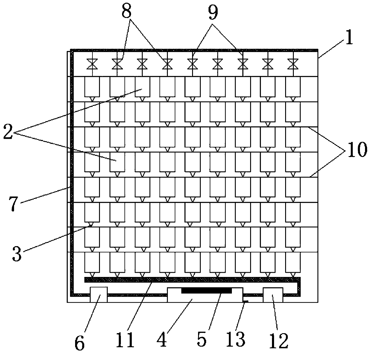 Chinese herbal medicine plant cultivation system and device with hyperlipidemia prevention and treatment effect