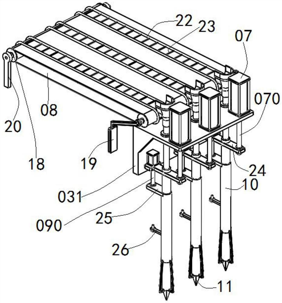 A device for transplanting submerged plants