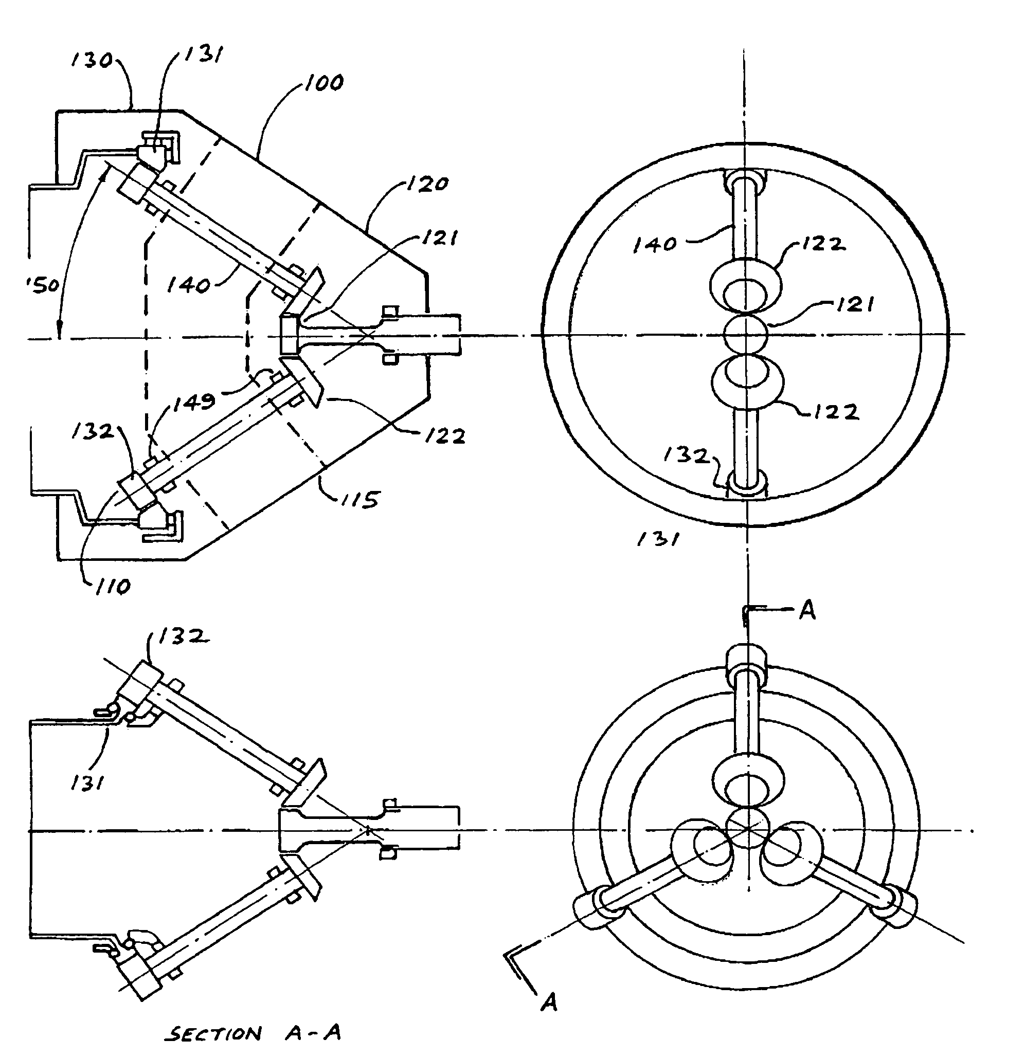 Lightweight reduction gearbox