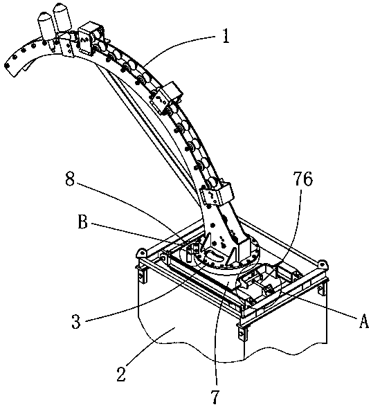 Novel injection head gooseneck servo mechanism