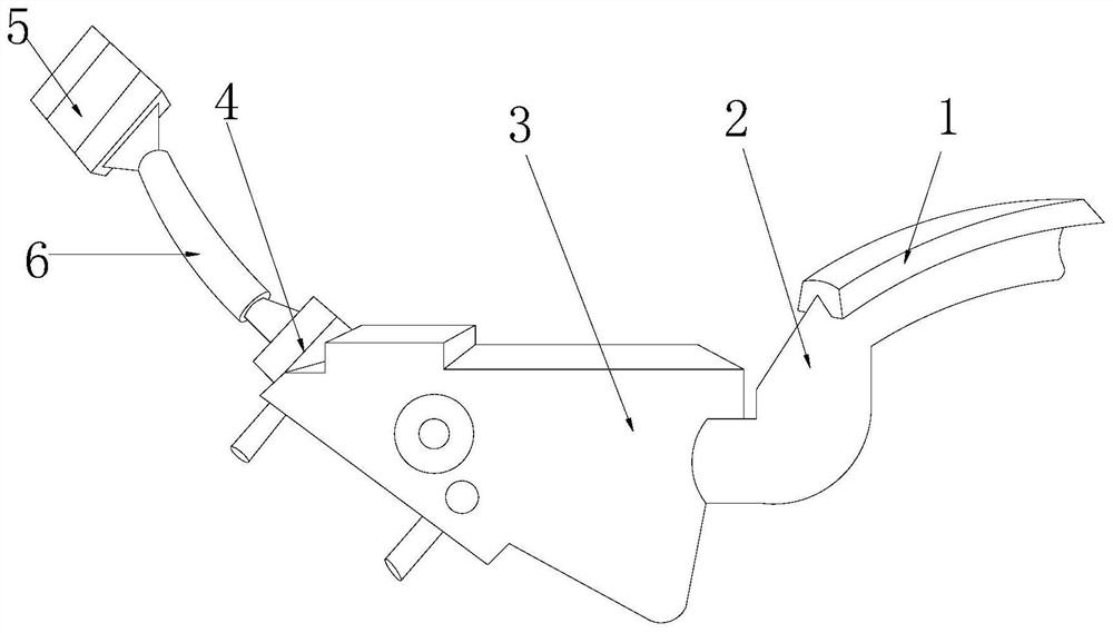 Driverless automobile accelerator control device