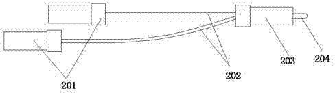 A high-density parallel transmission optical device