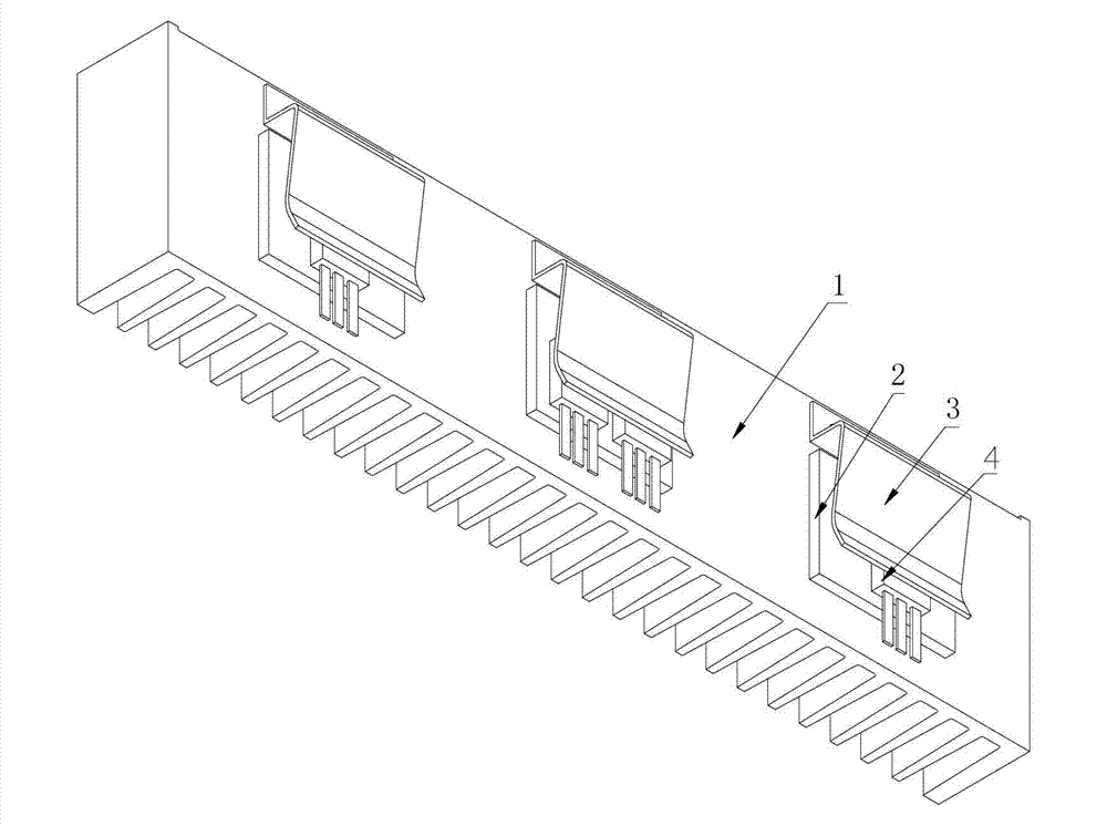 Induction cooker with novel radiating structure