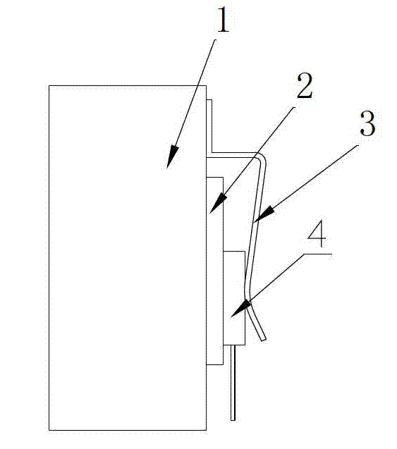 Induction cooker with novel radiating structure