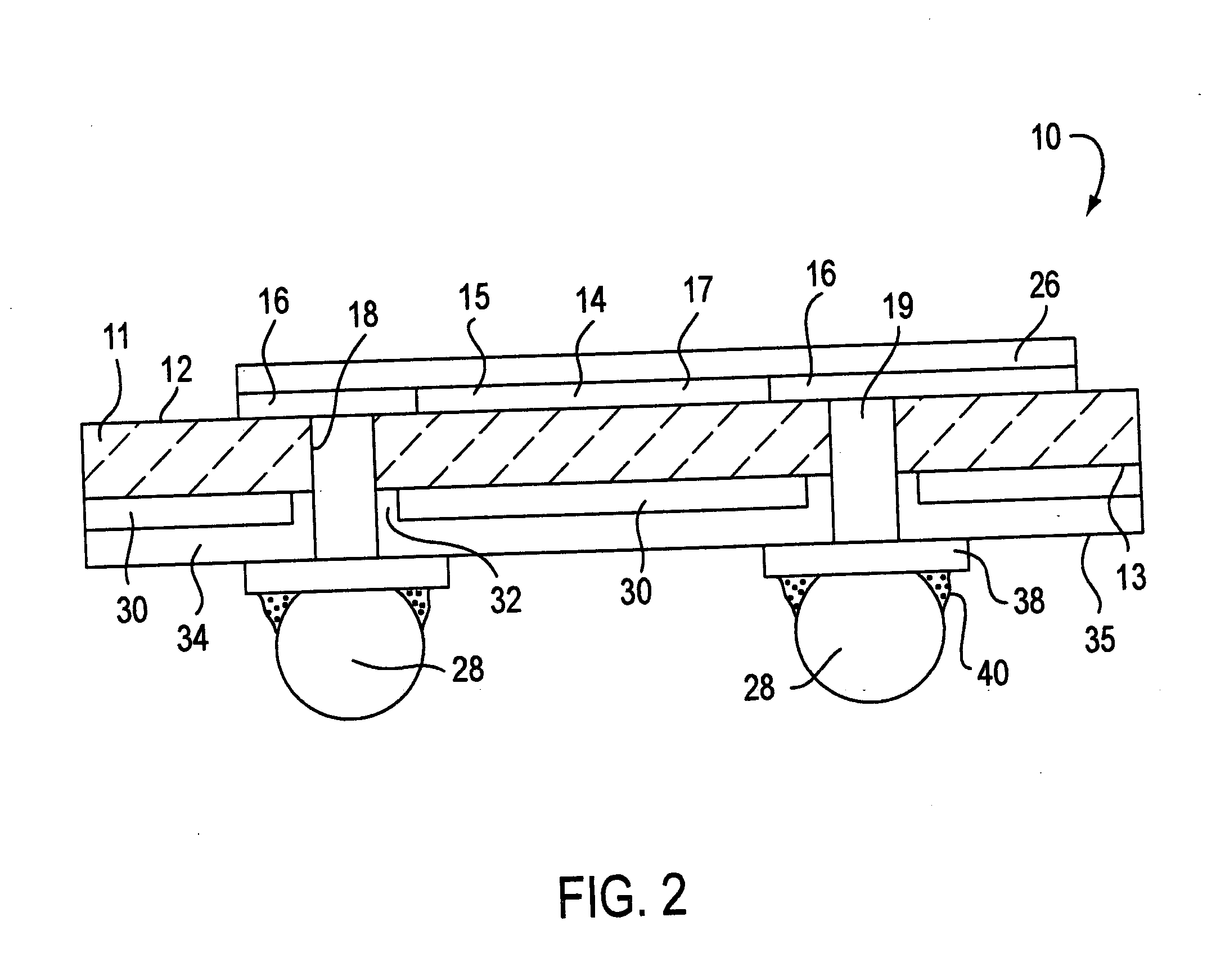 Ball grid array resistor network having a ground plane