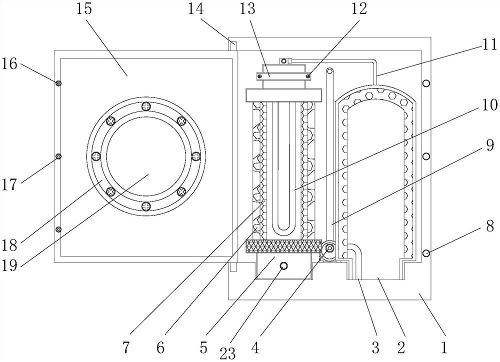 Water purifier provided with convenient-to-replace filter element and capable of realizing ultraviolet sterilization function