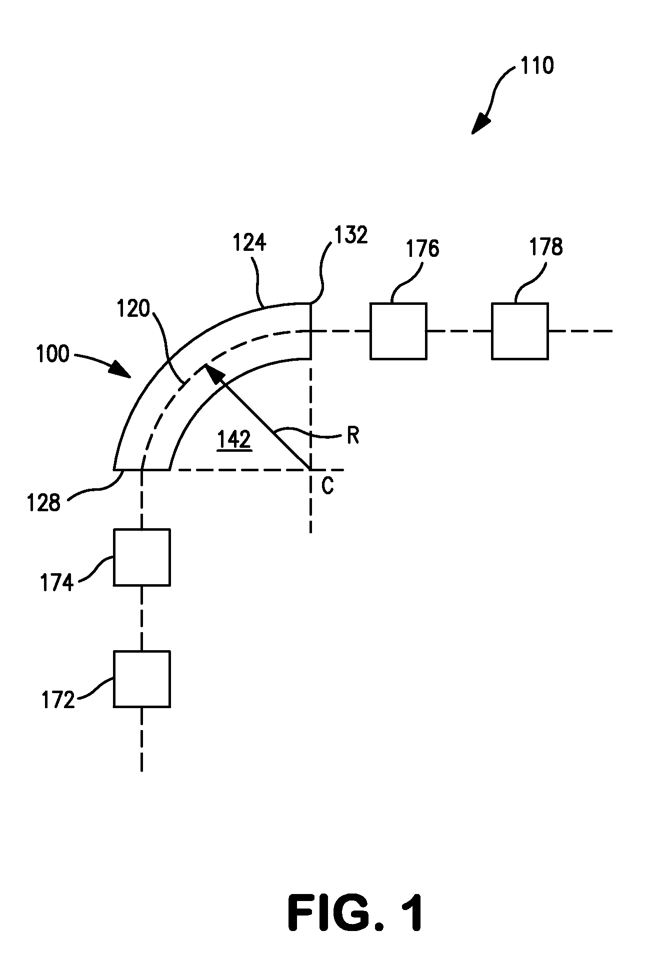 Curved ion guide with varying ion deflecting field and related methods