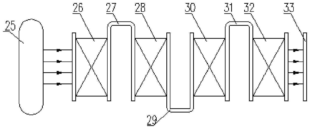 High-temperature high-pressure waste incineration boiler