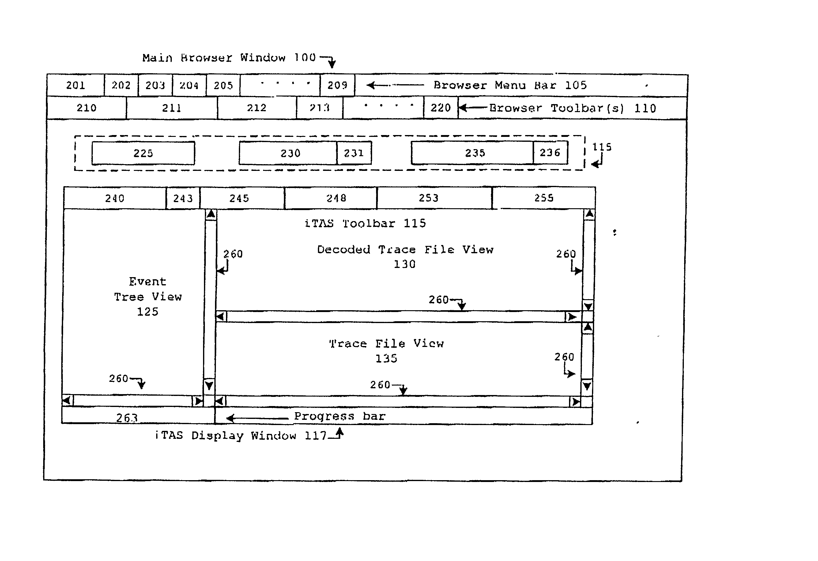 Method and system of displaying telecommunication trace diagnostic information