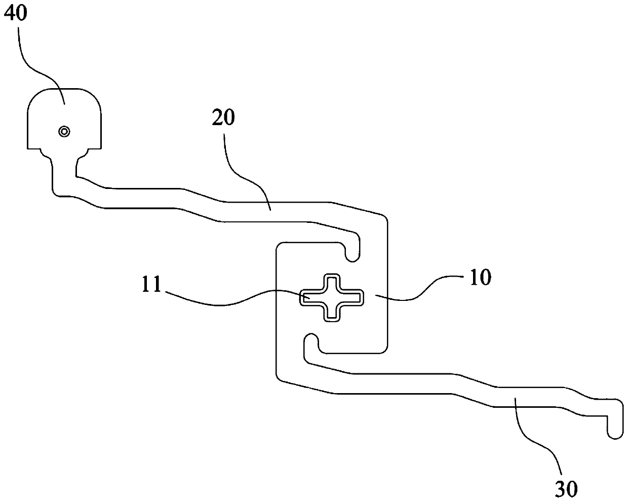 Electrical connection elastic sheet, connector and electronic equipment