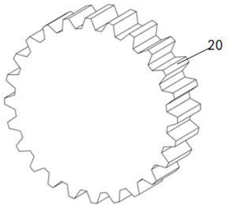 Forming method of short fiber reinforced thermoplastic composite material corrugated structure