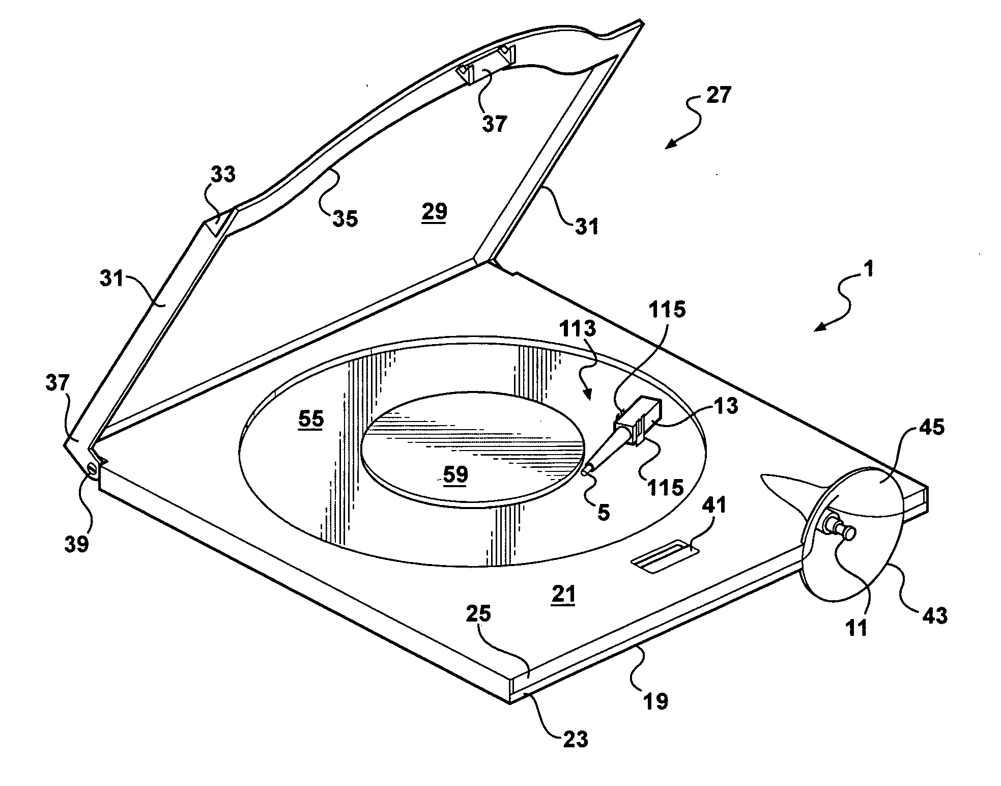 Fiber optic storing and dispensing apparatus